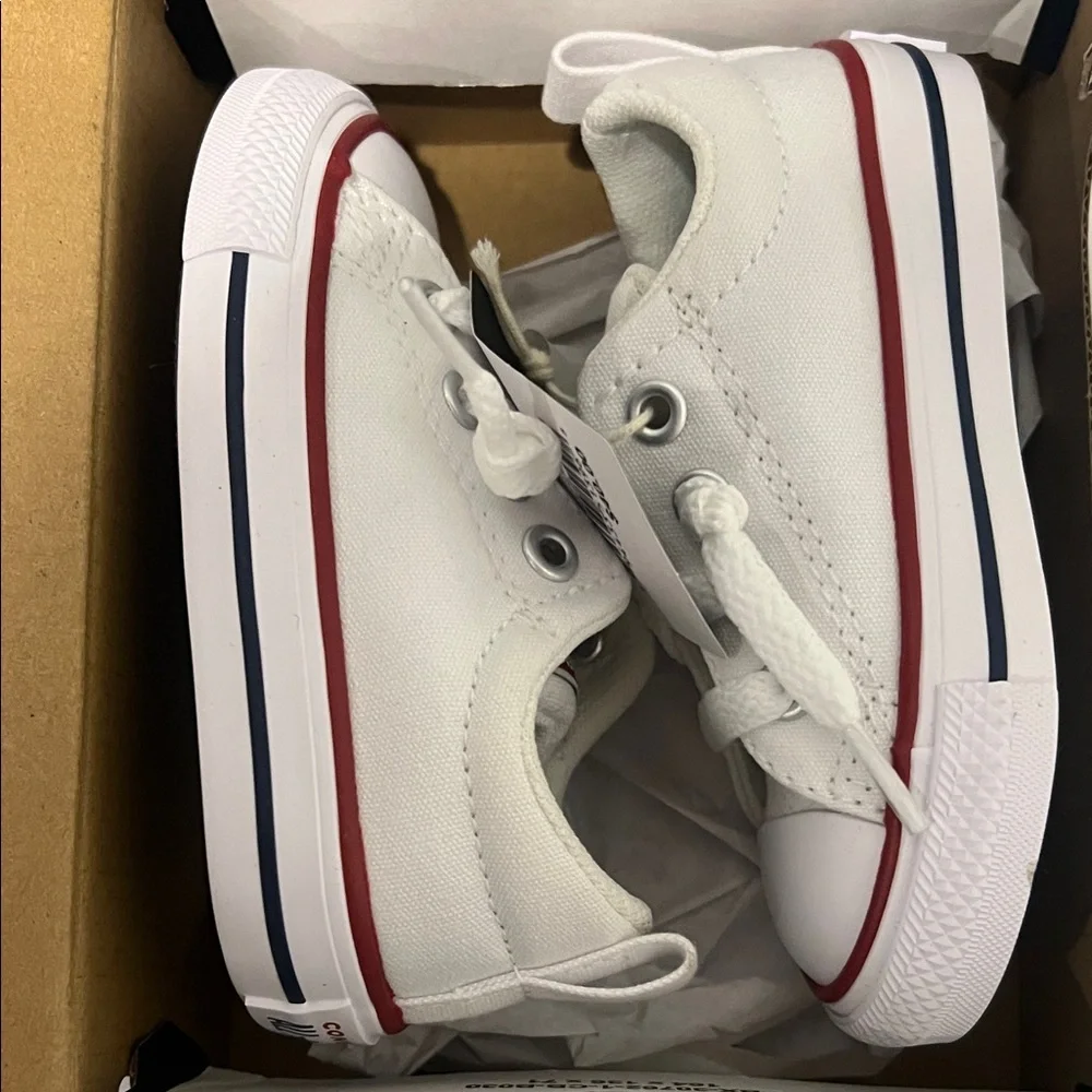 Converse Kids All Star White Sneakers